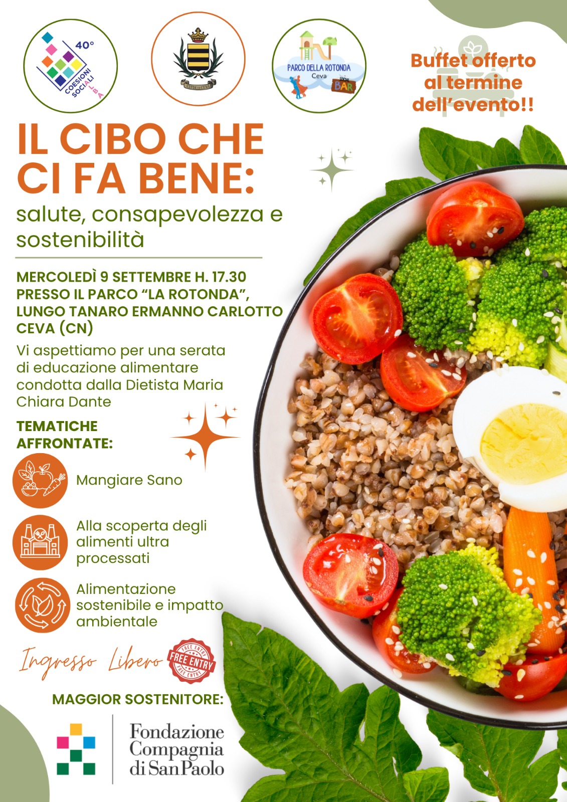 Il cibo che ci fa bene